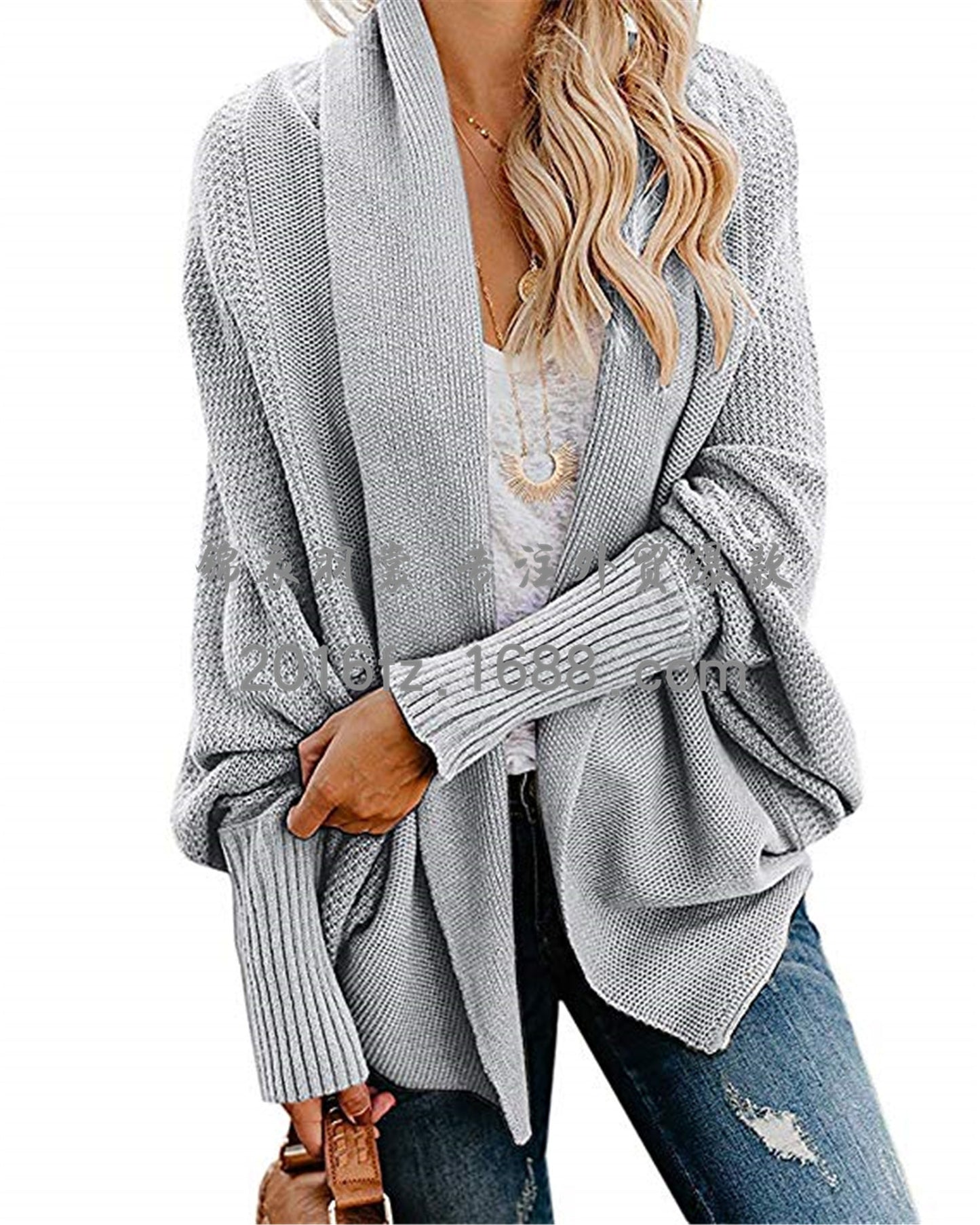 Winter New Sweater Sweater Cardigan Large Women's Sweater Coat