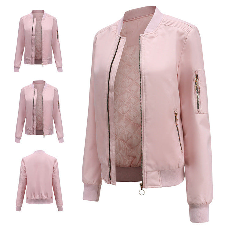 New Fashion Women's Jacket Casual Thin Cotton Autumn And Winter Coat