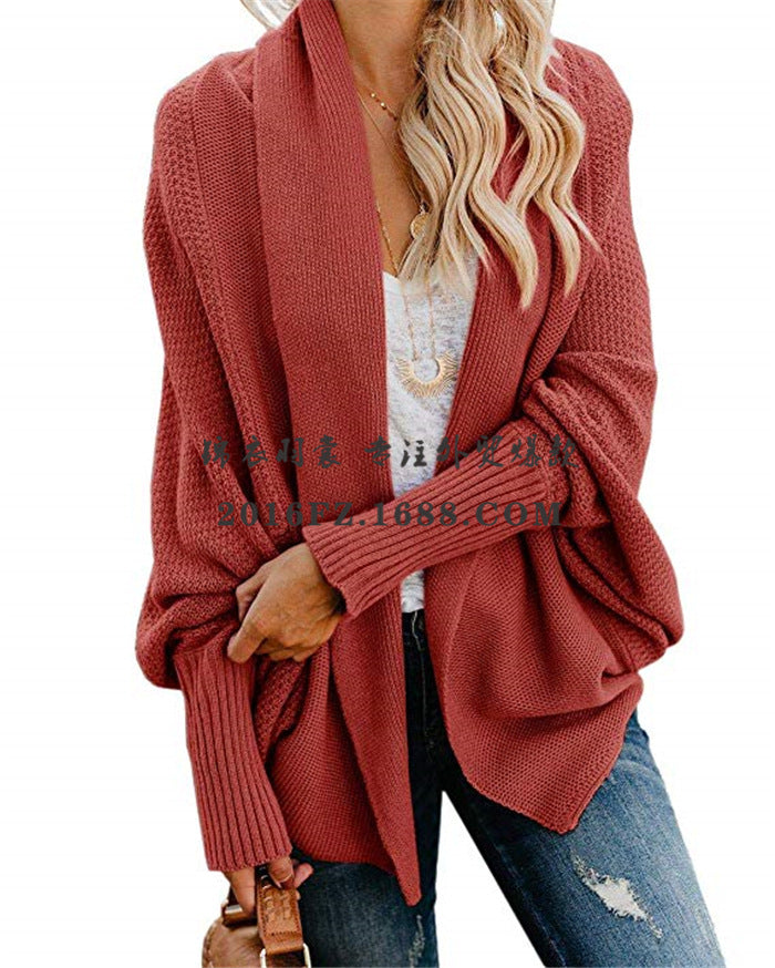 Winter New Sweater Sweater Cardigan Large Women's Sweater Coat