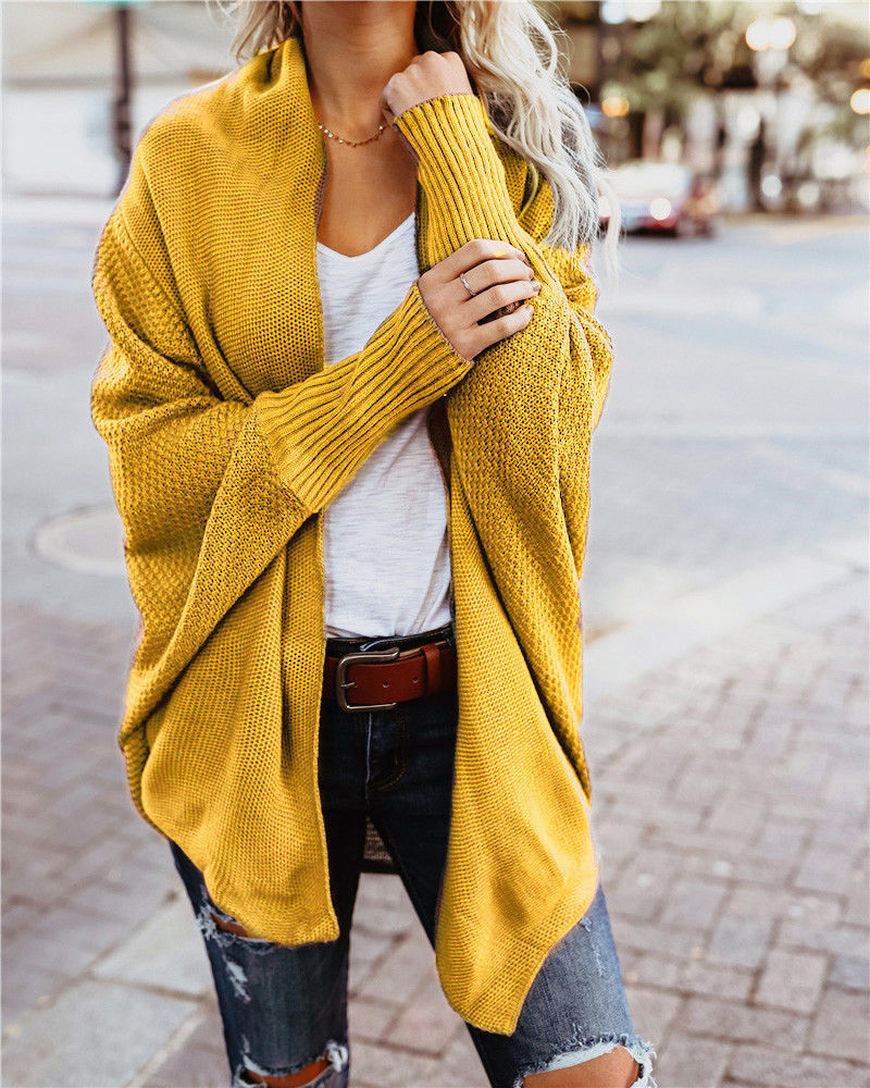 Winter New Sweater Sweater Cardigan Large Women's Sweater Coat
