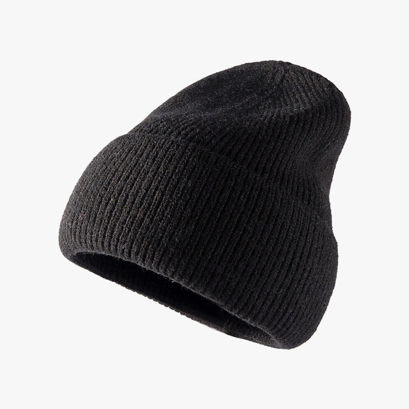 Hat women autumn and winter fashion hat outdoor knitted hat women warm winter men's woolen hat wholesale custom
