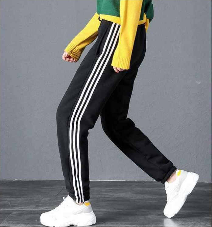 Winter Women Gym Sweatpants Workout Fleece Trousers Solid Thick Warm Winter Female Sport Pants Running Pantalones Mujer