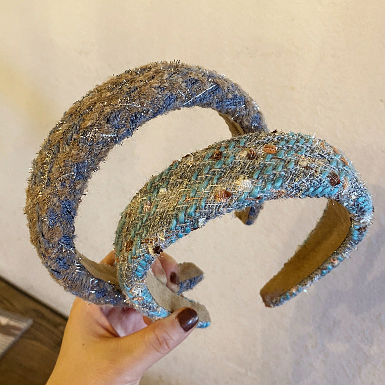 New Women's Autumn And Winter Headdress Headband Retro French Hairband